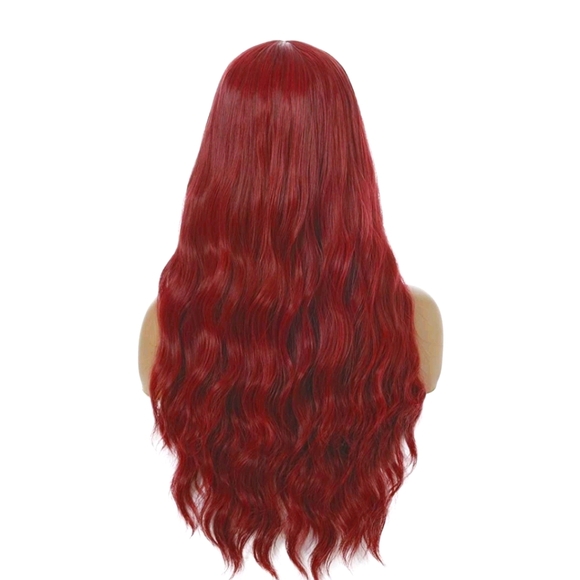 COPY - Red wine Synthetic wig 24" - Picture 2 of 5